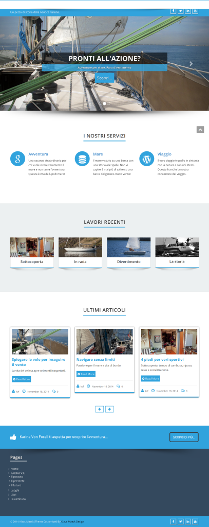 Siti web responsivi - Karina Von Forell - Homepage