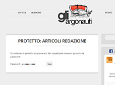 Assistenza sito web - area privata de "Gli Argonauti"